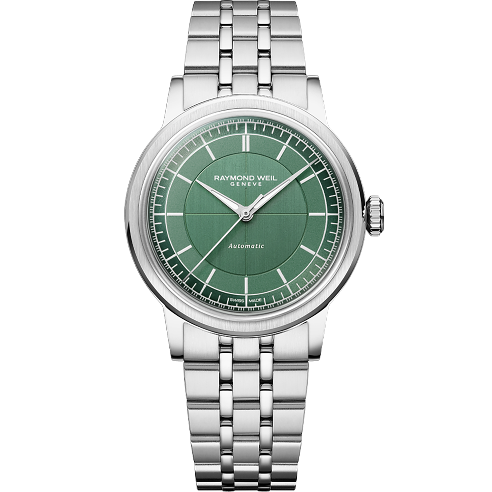 Millesime Central Seconds, 35mm, Green dial