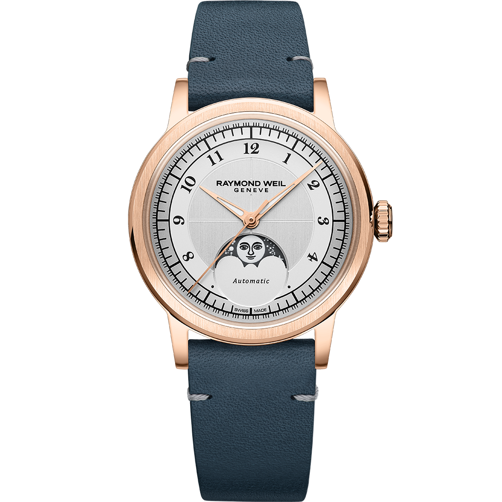 Millesime Moon Phase, 35mm, Silver dial