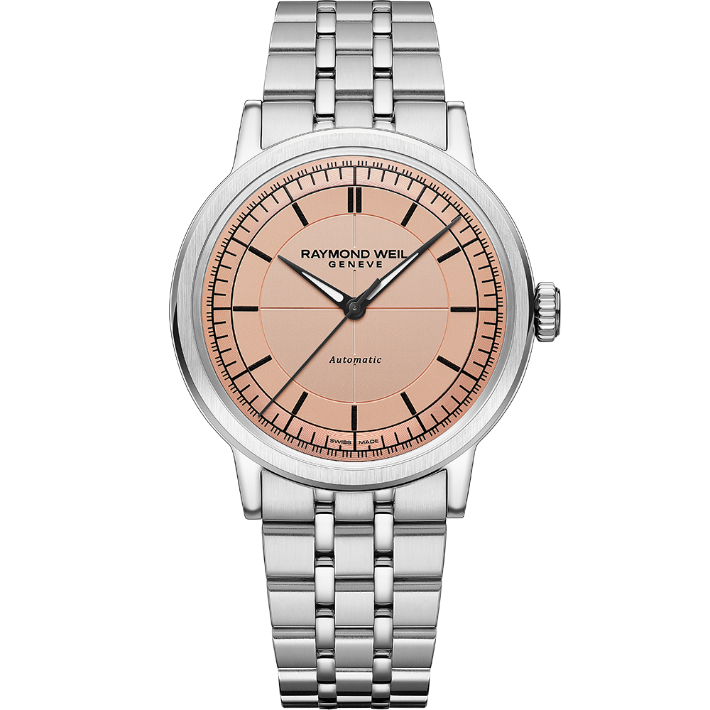 Millesime Central Seconds, 39mm, Salmon dial