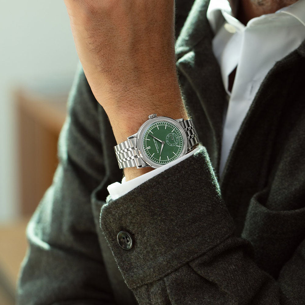 Millesime Small Seconds, 39mm, Green dial