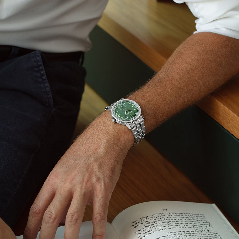 Millesime Small Seconds, 39mm, Green dial