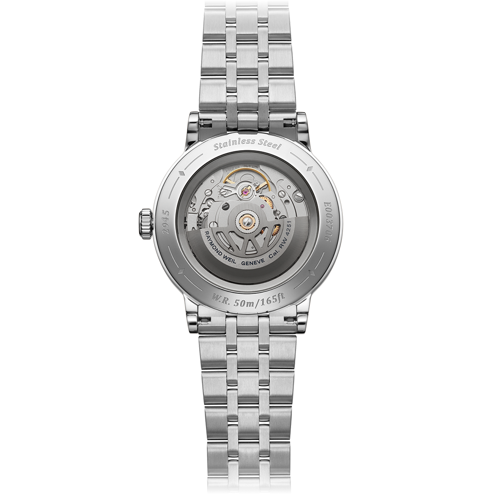 Millesime Moon Phase, 39mm, Silver dial
