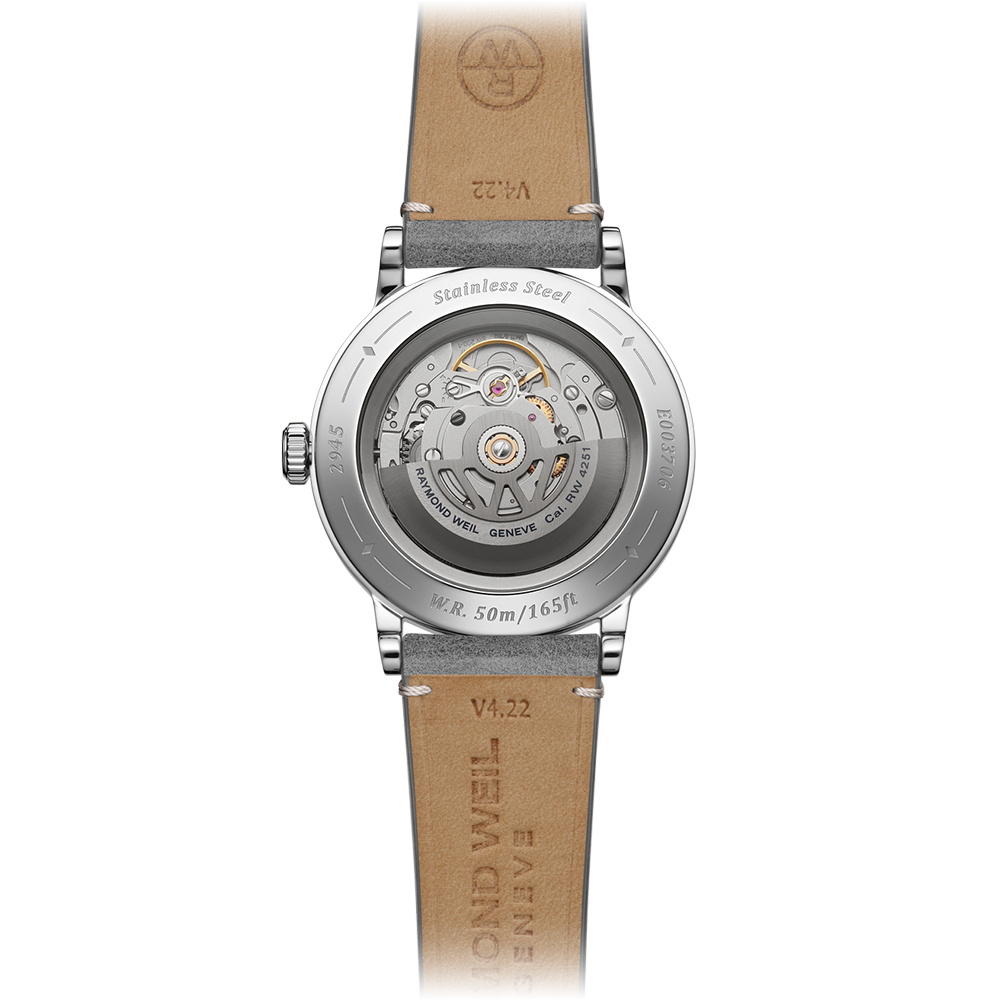 Millesime Moon Phase, 39mm, Silver dial