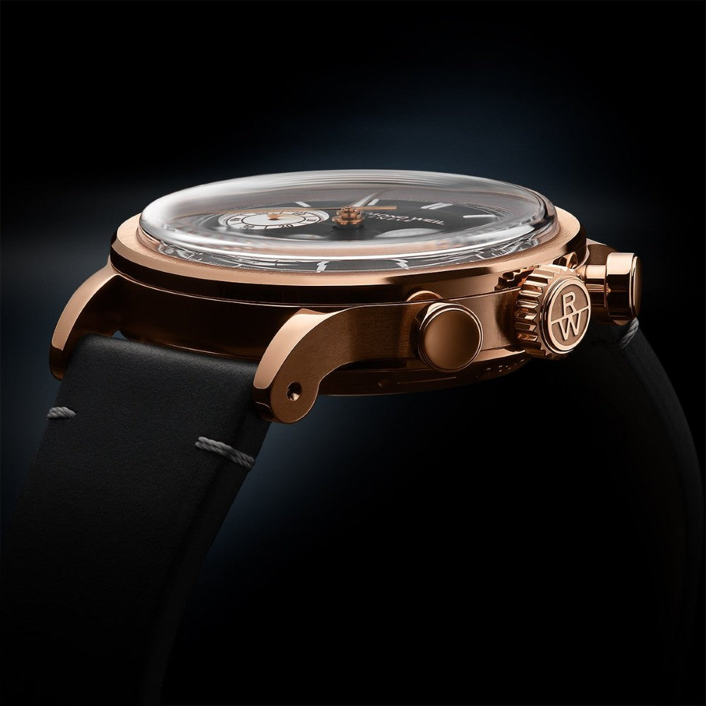 Millesime Chronograph, 39mm, Black dial