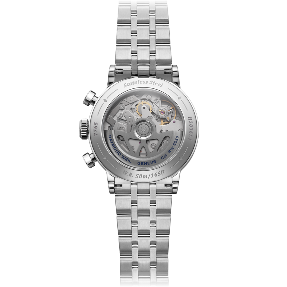 Millesime Chronograph, 39mm, Blue dial
