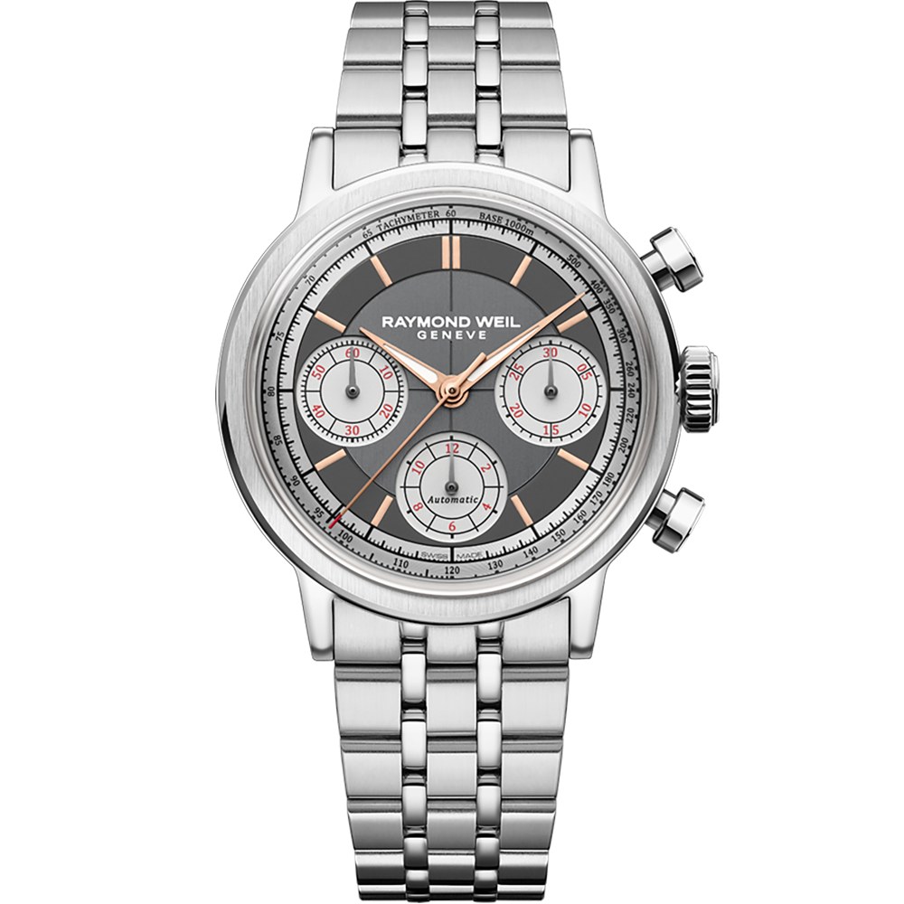 Millesime Chronograph, 39mm, Anthracite dial