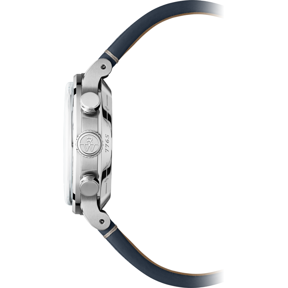 Millesime Chronograph, 39mm, Blue dial