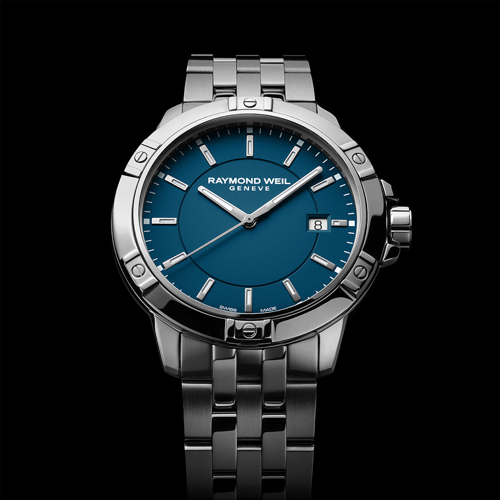 Tango, 41mm, Blue dial