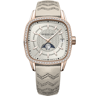 Freelancer Moonphase, 34x34mm, Cream dial