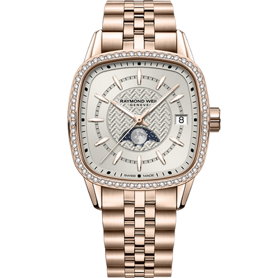 Freelancer Moonphase, 34x34mm, Cream dial