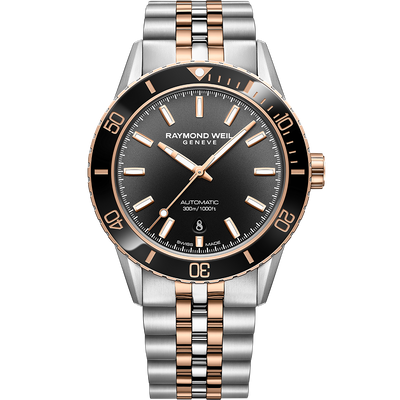 Freelancer Diver, 42mm, Black dial