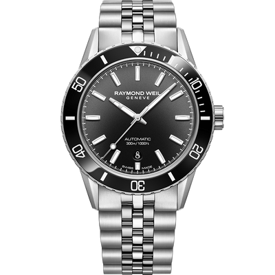 Freelancer Diver, 42mm, Black dial