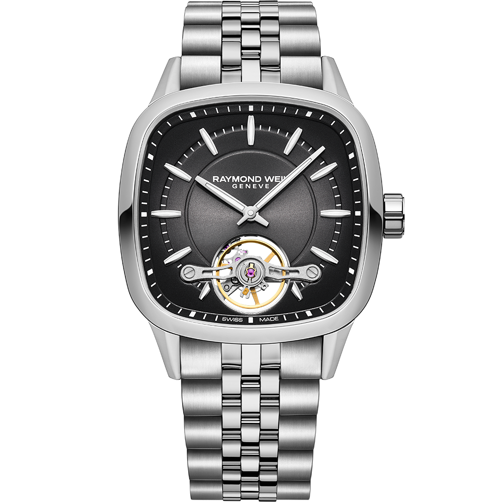 Freelancer, 40x40mm, Black Dial