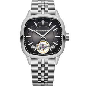 Freelancer, 40x40mm, Black Dial