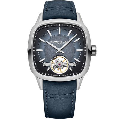 Freelancer, 40x40mm, Blue dial