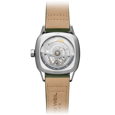 Freelancer, 40x40mm, Green dial