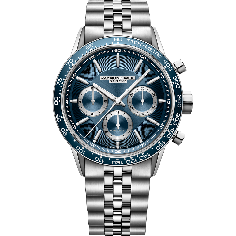 Raymond Weil Freelancer Chronograph, 43mm, Blue dial AVSTEV Group