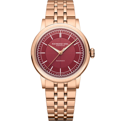 Millesime Central Seconds, 35mm, Burgundy dial