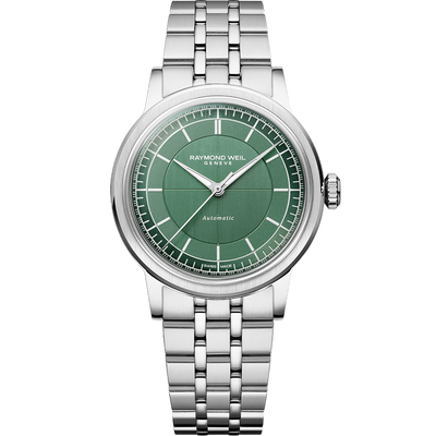 Millesime Central Seconds, 35mm, Green dial