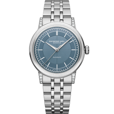 Millesime Central Seconds, 35mm, Blue dial