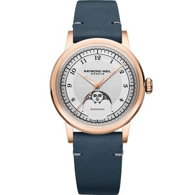 Millesime Moon Phase, 35mm, Silver dial