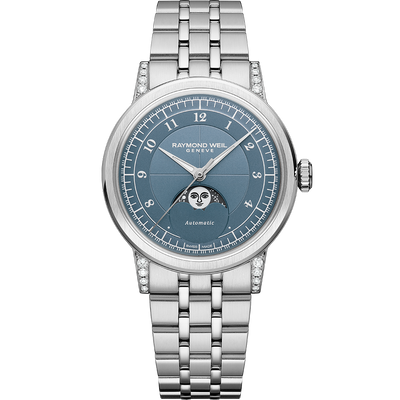 Millesime Moon Phase, 35mm, Blue dial