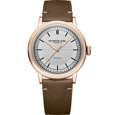 Millesime Central Seconds, 39mm, Silver dial