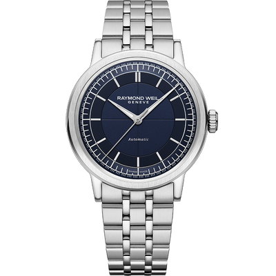 Millesime Central Seconds, 39mm, Blue dial