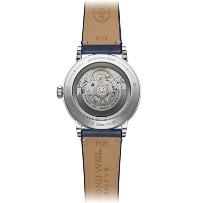 Millesime Central Seconds, 39mm, Blue dial