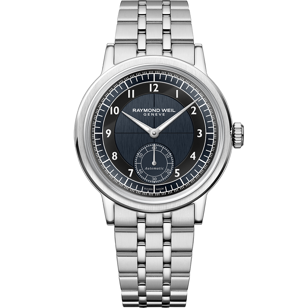 Millesime Small Seconds, 39mm Tuxedo Blue & Black dial