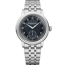 Load image into Gallery viewer, Millesime Small Seconds, 39mm Tuxedo Blue &amp; Black dial