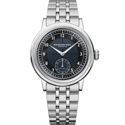 Millesime Small Seconds, 39mm Tuxedo Blue & Black dial