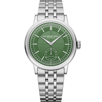Millesime Small Seconds, 39mm, Green dial