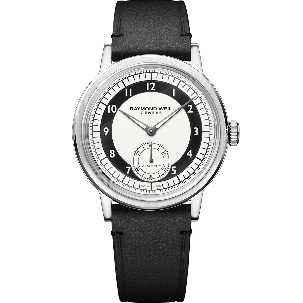 Millesime Small Seconds, 39mm Tuxedo Black & White dial