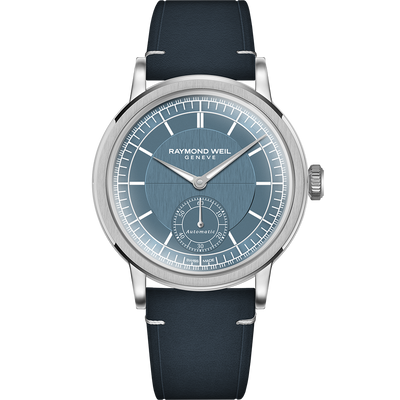 Millesime Small Seconds, 39mm, Blue dial