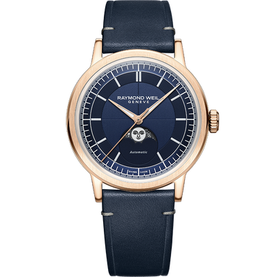 Millesime Moon Phase, 39mm, Blue dial