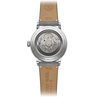 Millesime Moon Phase, 39mm, Silver dial