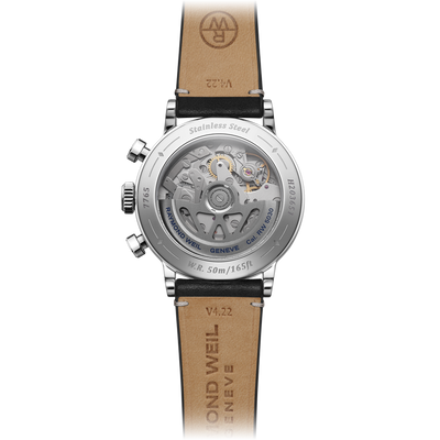 Millesime Chronograph, 39mm, Black dial