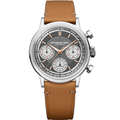 Millesime Chronograph, 39mm, Anthracite dial