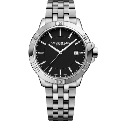 Tango, 41mm, Black dial