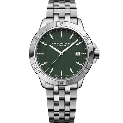 Tango, 41mm, Green dial