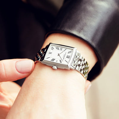 Toccata, 22x28mm, White dial