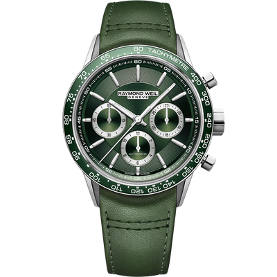 Freelancer Chronograph, 43mm, Green dial