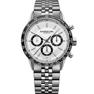 Freelancer Chronograph, 43mm, White dial